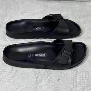 Birkenstock Womens Madrid Waterproof EVA Sandal Black Size 40‎ US 9/9.5